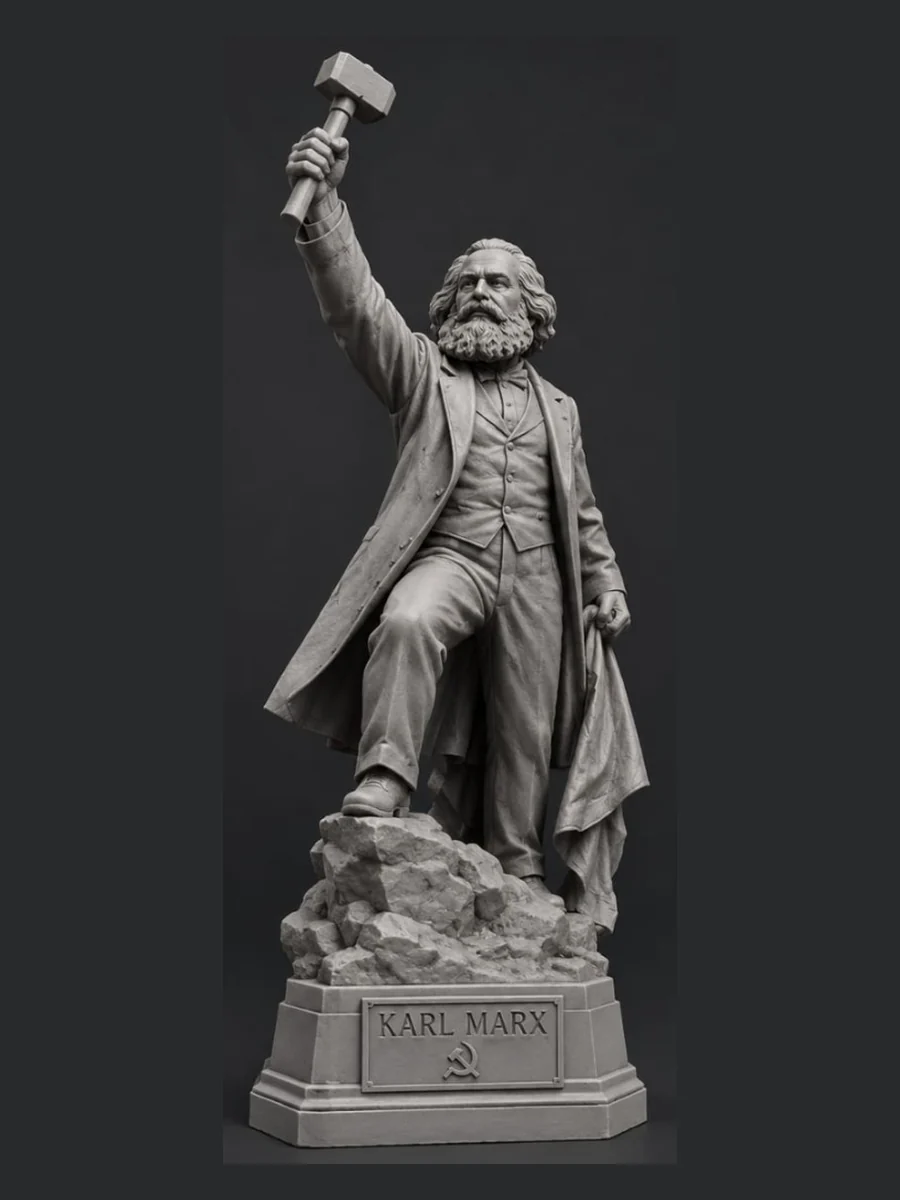 Estatua Karl Marx: foto original